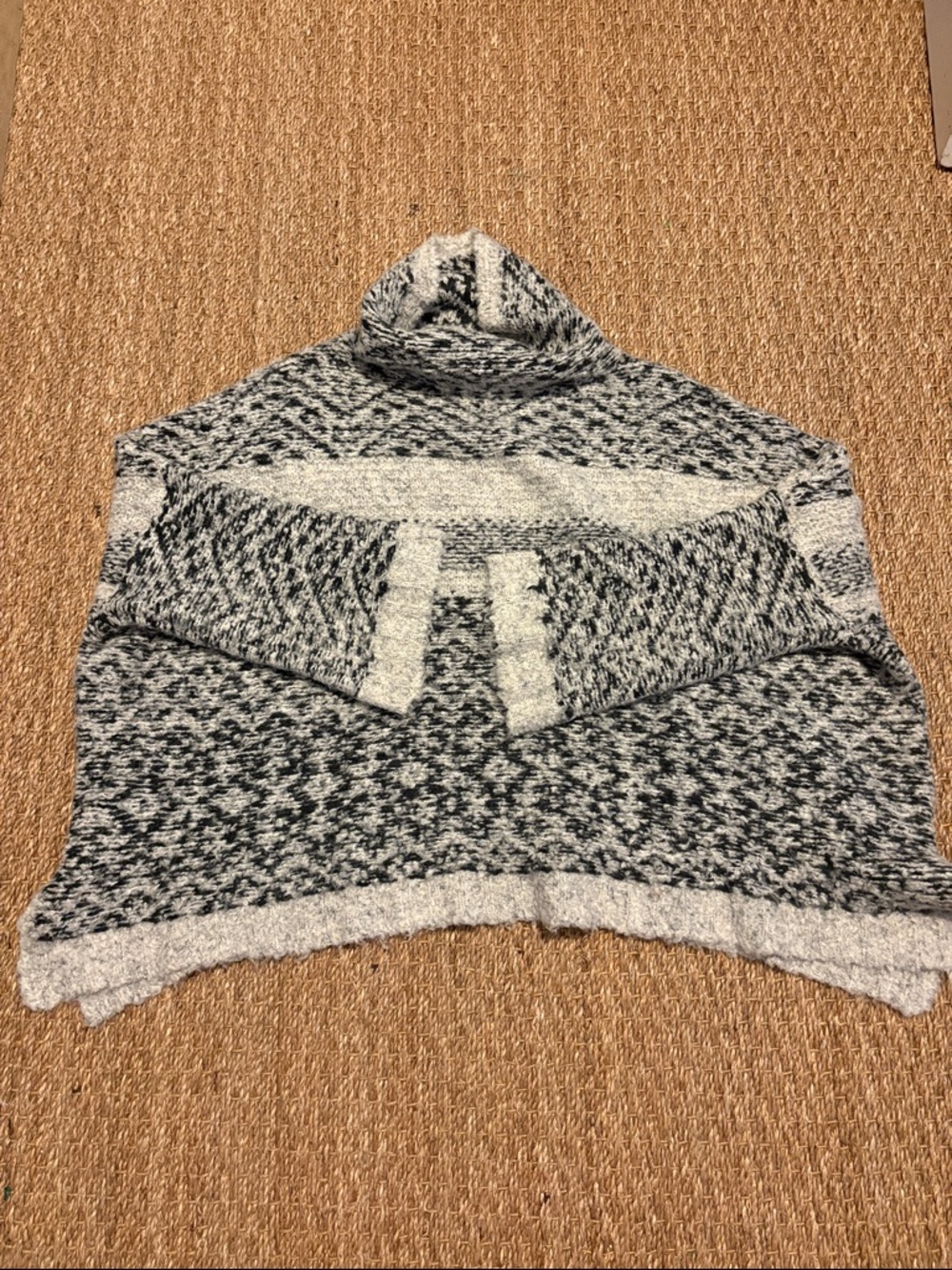 Anthro funnel neck sweater